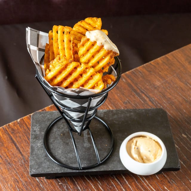 Max Cocoa Spiced Waffle Fries.