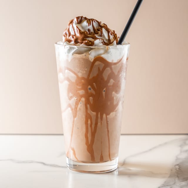 Frozen Italian Thick Hot Chocolate.